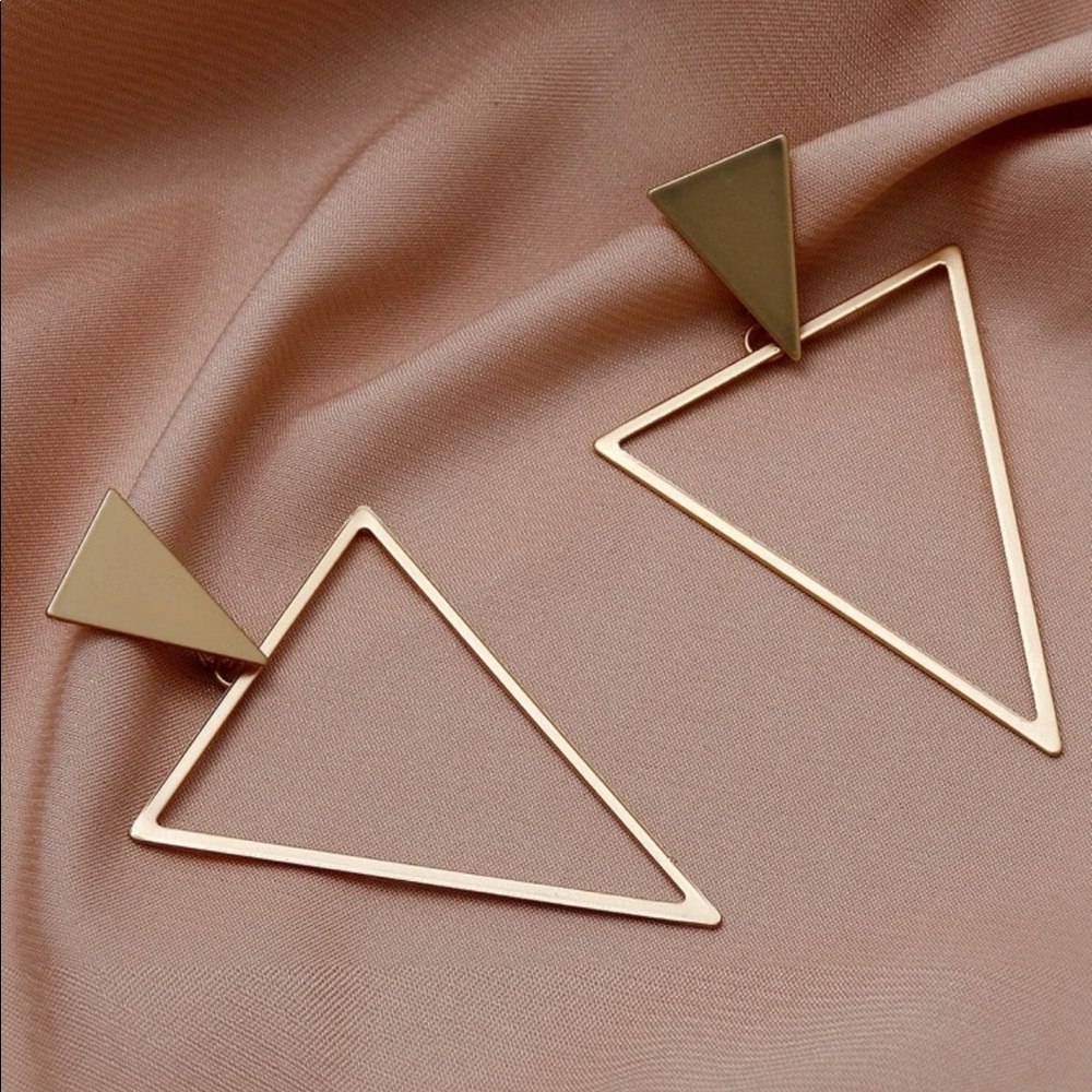 Triangle Drop Earrings